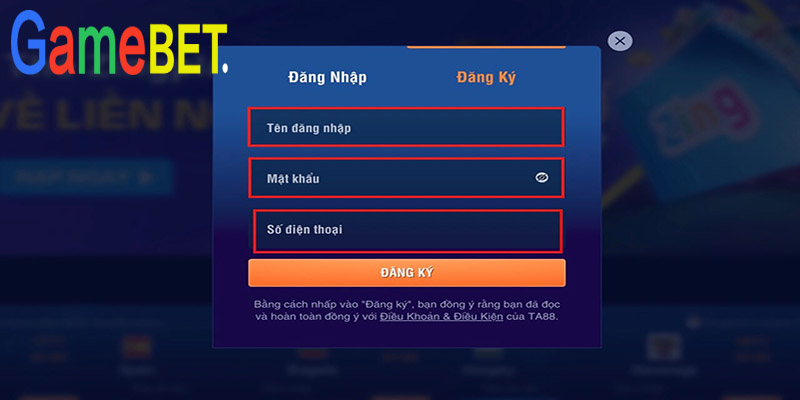 Lợi ích của việc đăng ký tài khoản gamebet